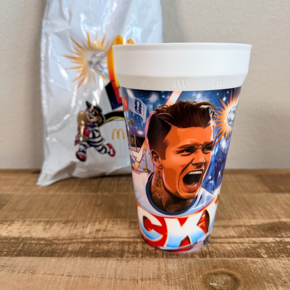 McDonalds‎ 2026 World Cup Collector Cup David Beckham Soccer
